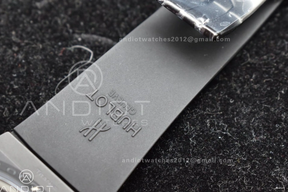 Skeleton 1:1 Best Unico Dial Black Titanium Big Rubber Black ZF Strap Edition Bang Hublot On A1280 0214